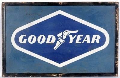 Lot 582 - Good Year enamel advertising sign