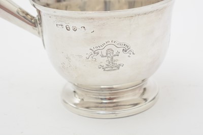 Lot 603 - A George III silver brandy warmer, by James McKay