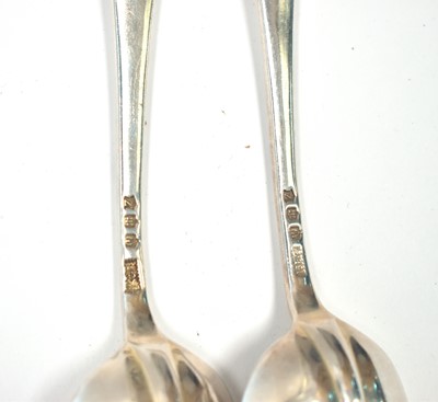 Lot 564 - A composite suite of silver cutlery for twelve places