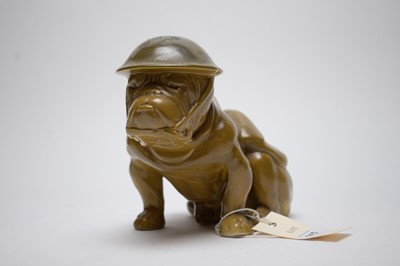 Lot 315 - A Royal Doulton WWII ‘Tommy’ British bulldog figure.