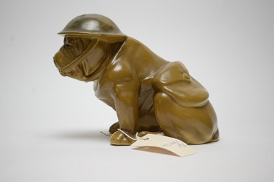 Lot 315 - A Royal Doulton WWII ‘Tommy’ British bulldog figure.