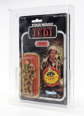 Lot 67 - Kenner Star Wars Return of the Jedi Han Solo (in Trench Coat) figure