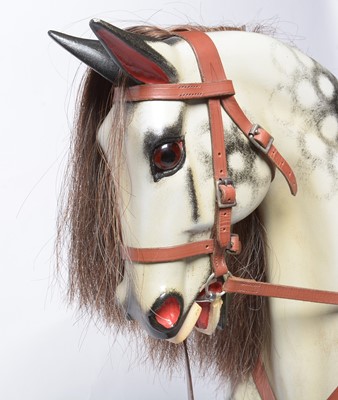 Lot 33 - Stevenson Brothers: a fine painted wooden rocking horse