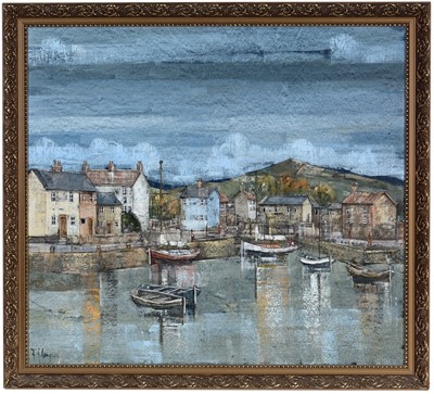 Lot 803 - Francis J. Dempsey - British Homestead and Harbour Views | oil