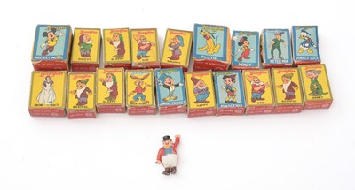 Lot 330 - Marx for Walt Disney Productions: a collection of Elegant Miniatures Disneykins figurines