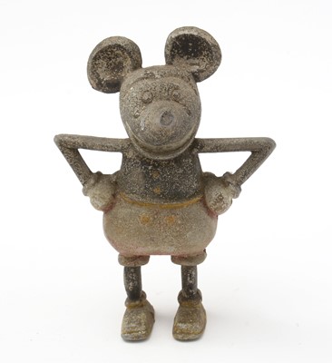 Lot 339 - Walt Disney's Mickey Mouse cast metal money box, circa 1930s
