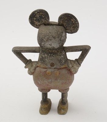 Lot 339 - Walt Disney's Mickey Mouse cast metal money box, circa 1930s