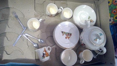 Lot 348 - Two Walt Disney tea services