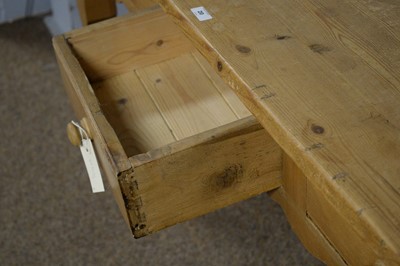 Lot 20 - A French-style pine side/hall table.