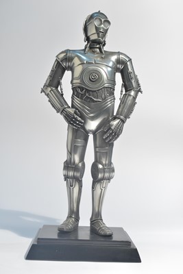 Lot 142 - Compulsion Gallery for Lucas Film Ltd: a pewter sculpture of C3PO