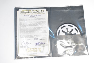 Lot 146 - Code 3 Collectibles Star Wars: The Official Die Cast Replica AT-ST