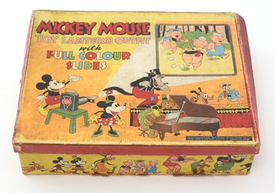 Lot 362 - Mickey Mouse Toy Lantern outfit with full colour slides.