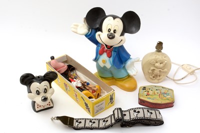 Lot 363 - A collection of Walt Disney's Mickey Mouse collectables.