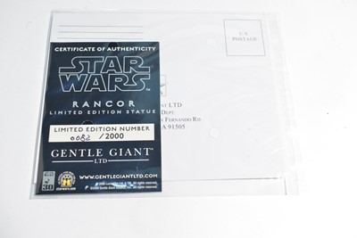 Lot 174 - Gentle Giant Ltd Star Wars Rancor statue