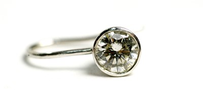 Lot 502 - A pair of diamond earrings