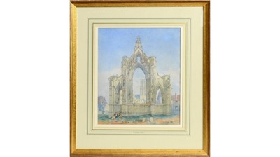 Lot 796 - Thomas Miles Richardson Jnr - Montrose Abbey | watercolour