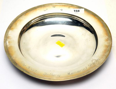 Lot 168 - A silver armada type dish, by Reid & Sons