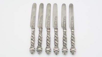 Lot 604 - A set of eleven Victorian silver spoons, by Francis Higgins II