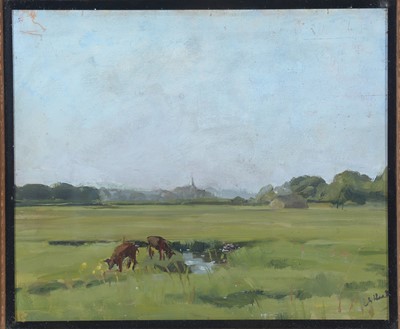 Lot 700 - E. H. Heath - Double-Sided Landscape and Seascape | oil