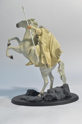 Lot 215 - Sideshow Weta Collectibles: The Lord of the Rings, Gandalf on Shadowfax polystone statue