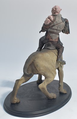 Lot 219 - Sideshow Weta Collectibles: The Lord of the Rings, Gothmog with Warg polystone statue