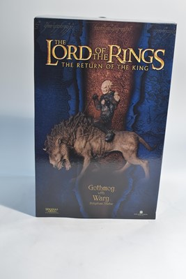 Lot 220 - Sideshow Weta Collectibles: The Lord of the Rings, Gothmog with Warg polystone statue