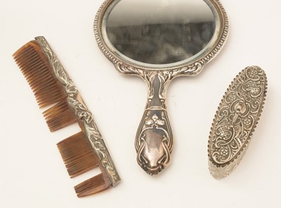 Lot 183 - A selection of silver items, various.