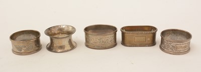 Lot 184 - A selection of teaspoons; whisky decanter label; and other items, various.