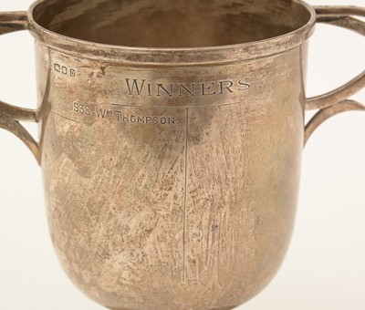 Lot 187 - A two-handled trophy cup.