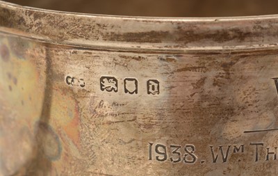 Lot 187 - A two-handled trophy cup.