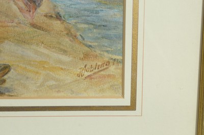 Lot 802 - Robert Jobling - On Whitby Sands | watercolour