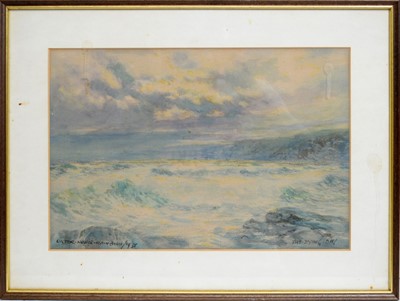 Lot 744 - Victor Noble Rainbird - The Dying Day | watercolour