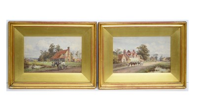 Lot 961 - Henry Sykes RBA - A pair of rural views | watercolour