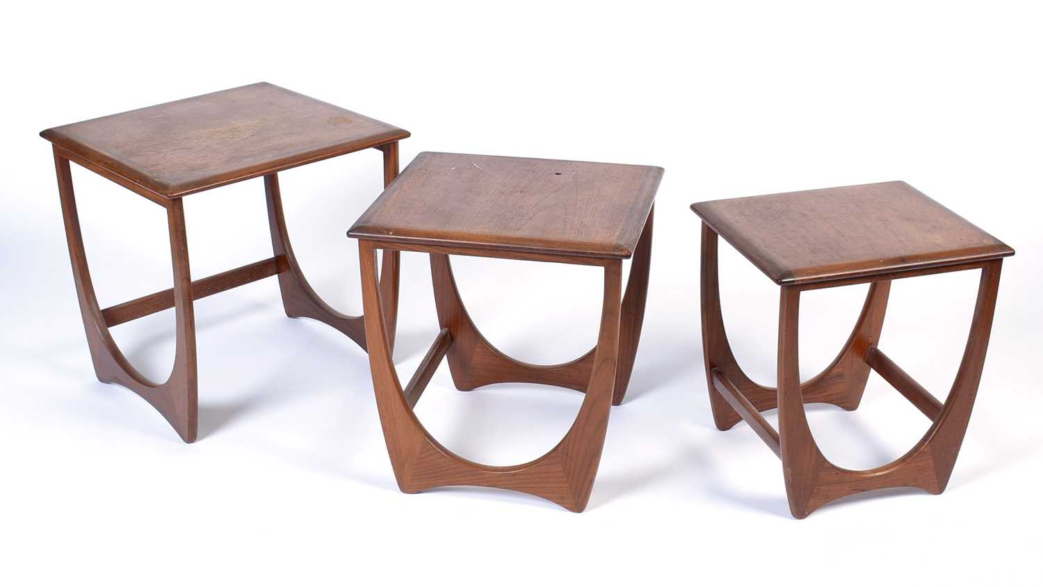 Lot 30 - G-Plan: a nest of teak 'Astro' pattern occasional tables.