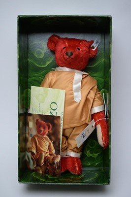 Lot 238 - A Steiff limited edition Alfonzo red mohair teddy bear.