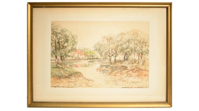 Lot 1068 - Victor Noble Rainbird - On the Target, Northumberland | watercolour