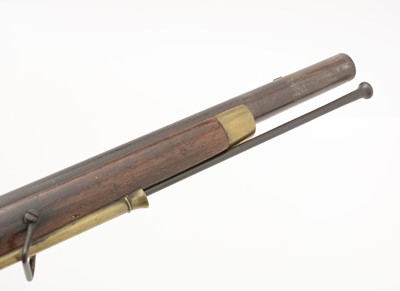 Lot 763 - A 19th Century flintlock musket, by Barnett