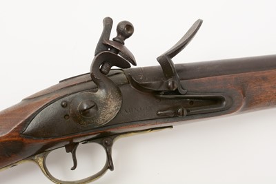 Lot 763 - A 19th Century flintlock musket, by Barnett