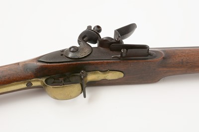 Lot 763 - A 19th Century flintlock musket, by Barnett