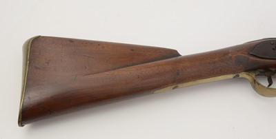 Lot 763 - A 19th Century flintlock musket, by Barnett