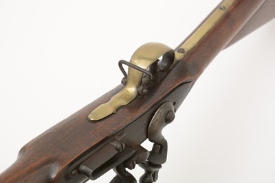 Lot 763 - A 19th Century flintlock musket, by Barnett