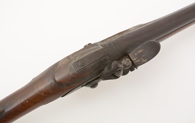 Lot 763 - A 19th Century flintlock musket, by Barnett