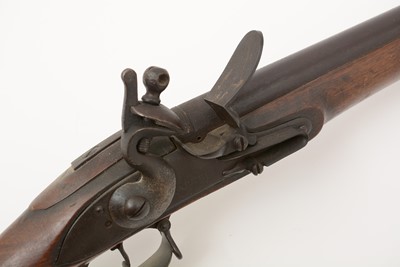 Lot 763 - A 19th Century flintlock musket, by Barnett