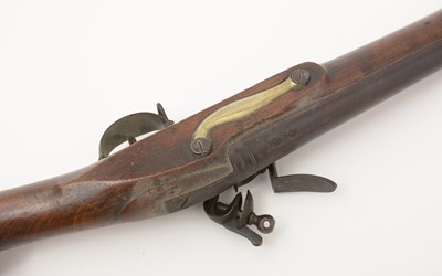 Lot 763 - A 19th Century flintlock musket, by Barnett