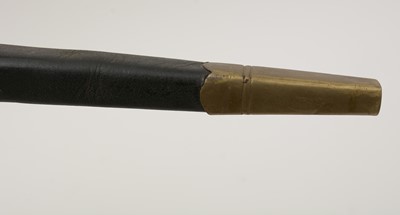 Lot 765 - A 19th Century Martini Henri socket bayonet and a Chassepot sword bayonet