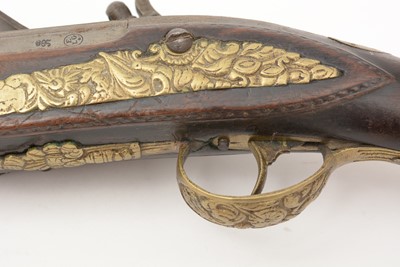 Lot 767 - A late 18th Century Belgian flintlock pistol for the Turkish market