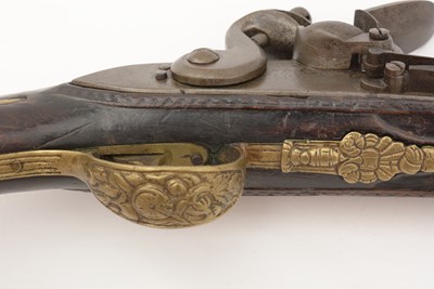 Lot 767 - A late 18th Century Belgian flintlock pistol for the Turkish market