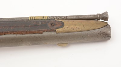 Lot 767 - A late 18th Century Belgian flintlock pistol for the Turkish market