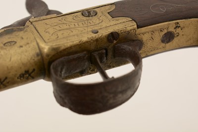 Lot 771 - Two early 20th Century percussion pistols
