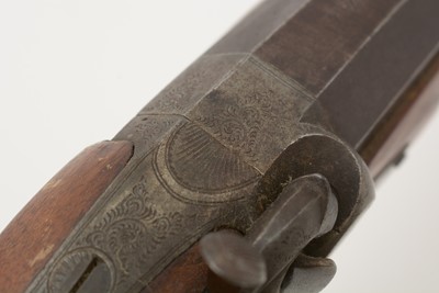 Lot 774 - A Victorian 6-bore percussion gun by Isaac Hollis & Sons